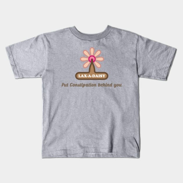 LAX-A-DAISY Kids T-Shirt by iannorrisart